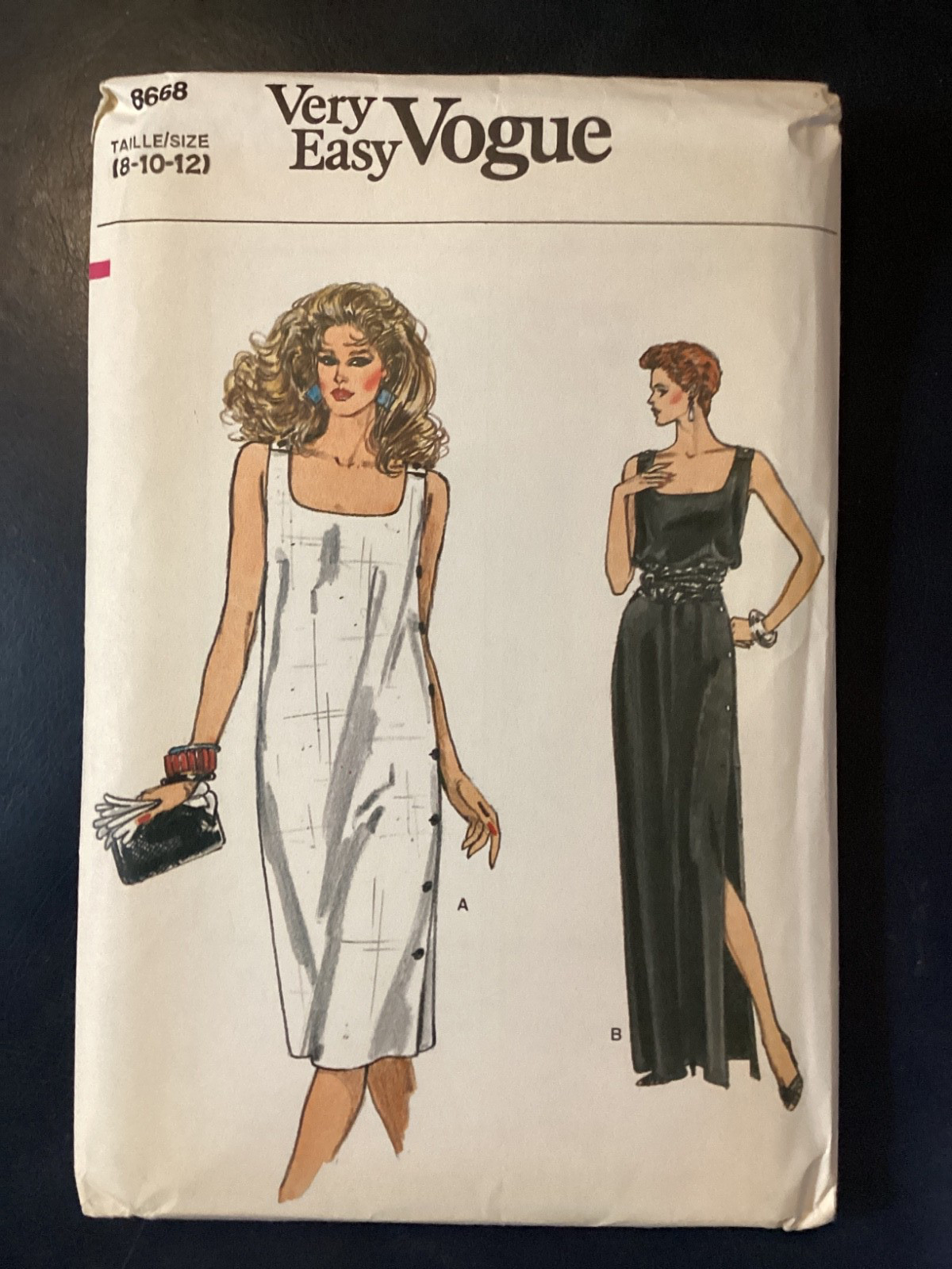 Vogue 8668 Patterns Very Easy Vogue Women's Dress Sewing Pattern 8-10-12