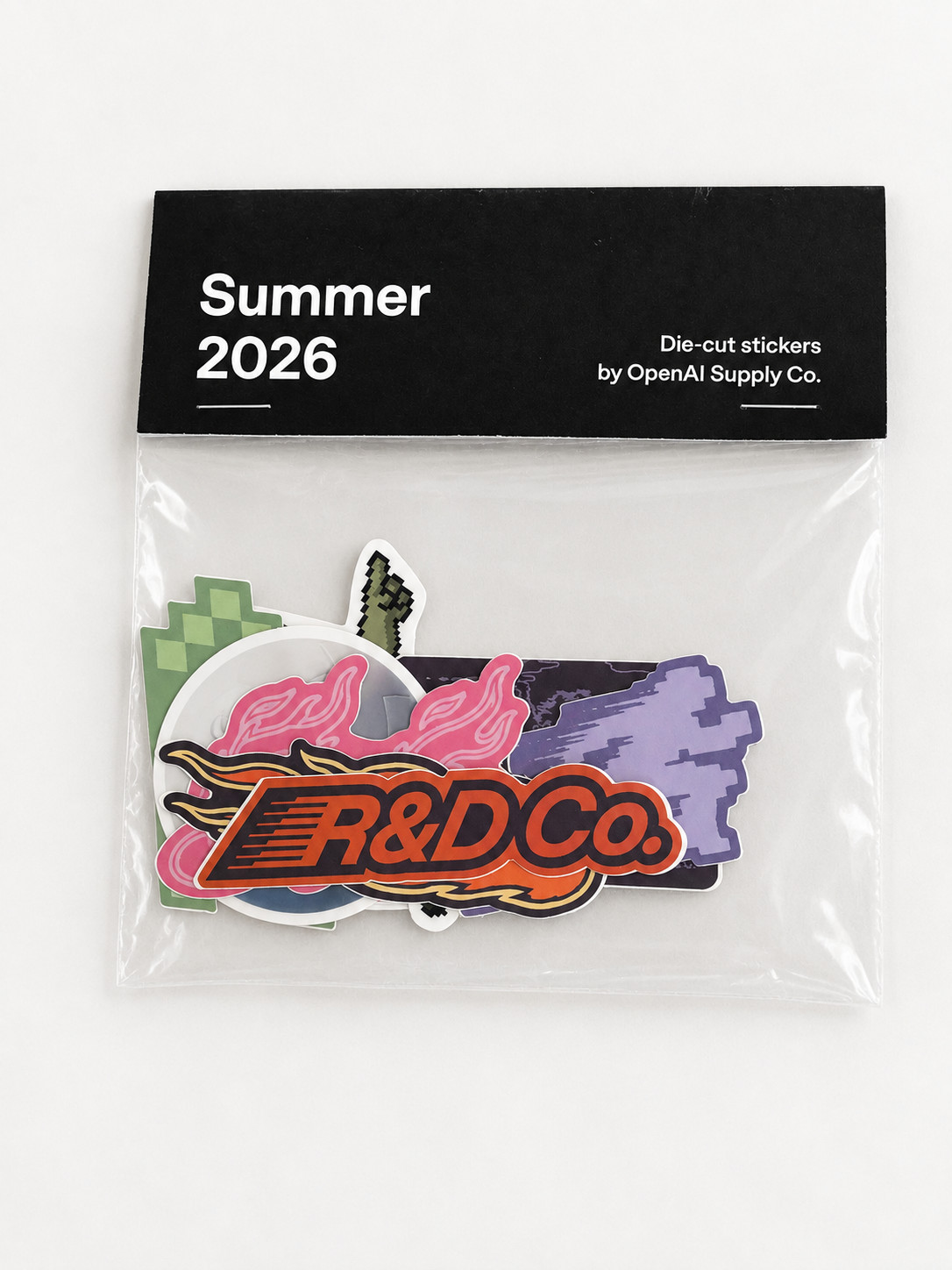 OpenAI Official Employee Merch Swag Summer 2026 Sticker Pack Rare Collectibles