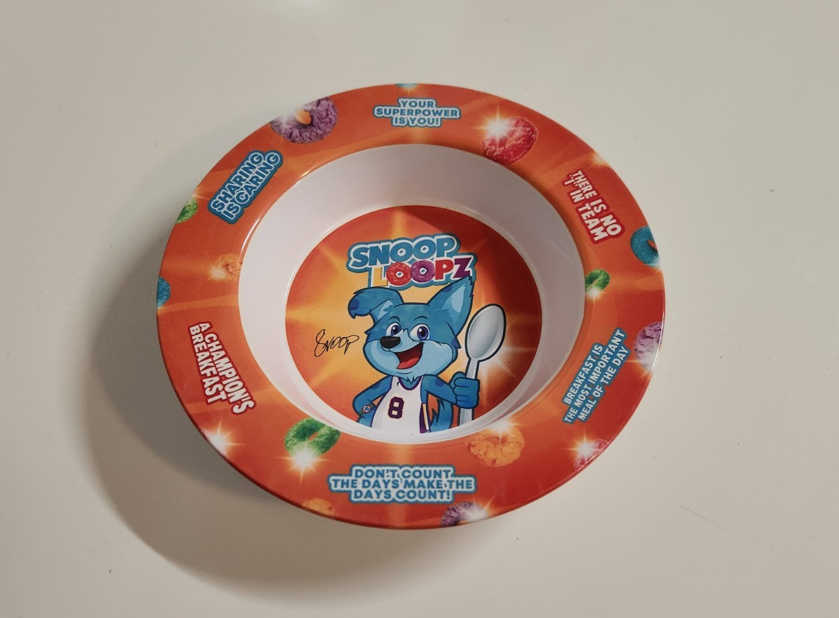 *RARE* Snoop Loopz Cereal Bowl Broadus Foods Snoop Dogg Master P Promo *NEW*