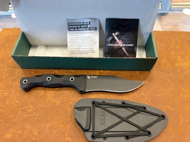 RARE/DISCONTINUED Columbia River CRKT 1520  Rakkasan Knife W/Sheath  & box