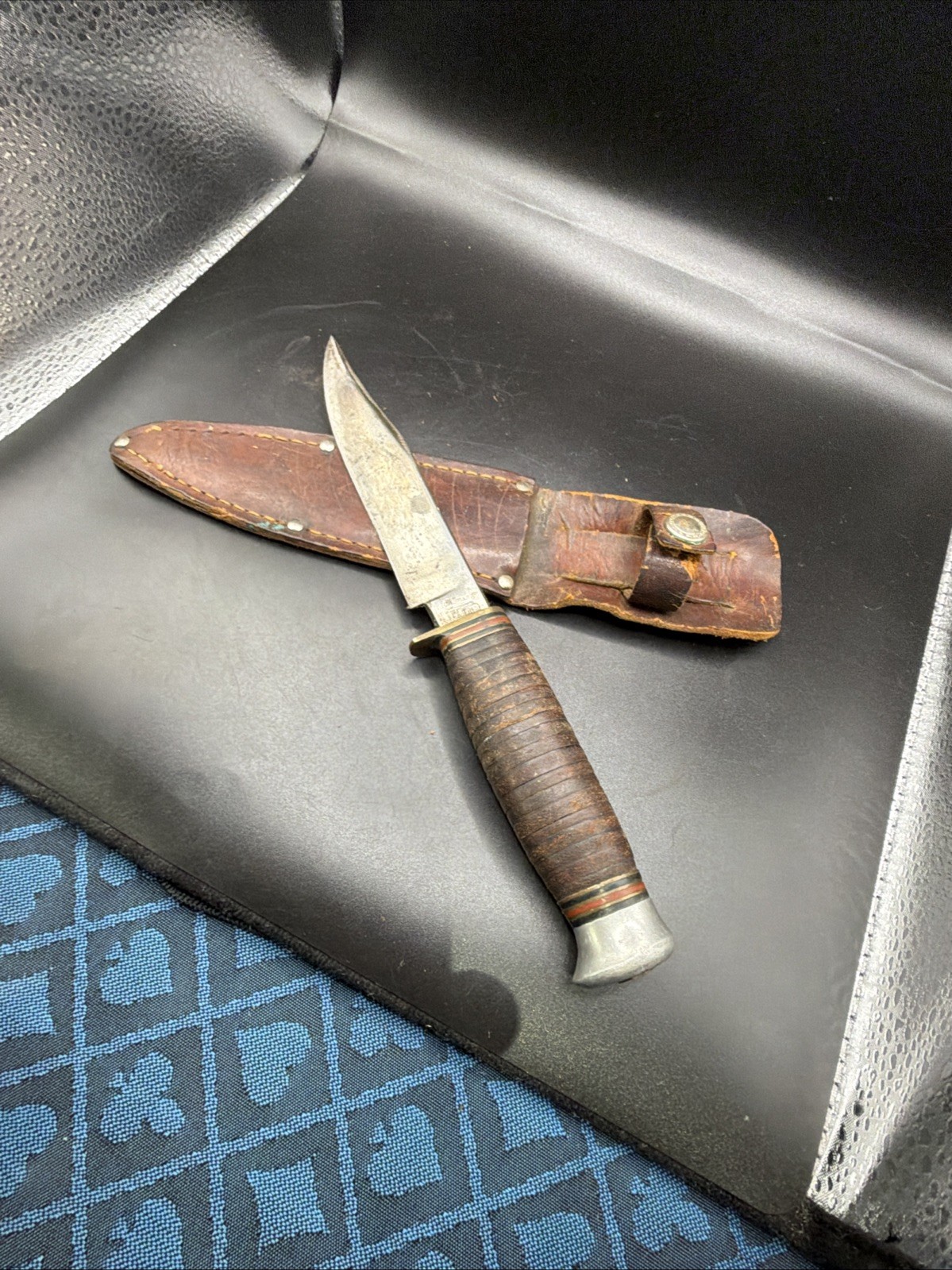 Vtg Harrison Brothers Sheffield England Fixed Blade Knife Premiere Life Time Vtg Harrison Brothers Sheffield England Fixed Blade Knife Premiere Life Time