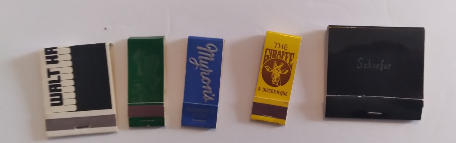 Vintage Pittsburgh PA Restaurant Matchbooks Lot Of 5 Walt Harper Giraffe Blarney