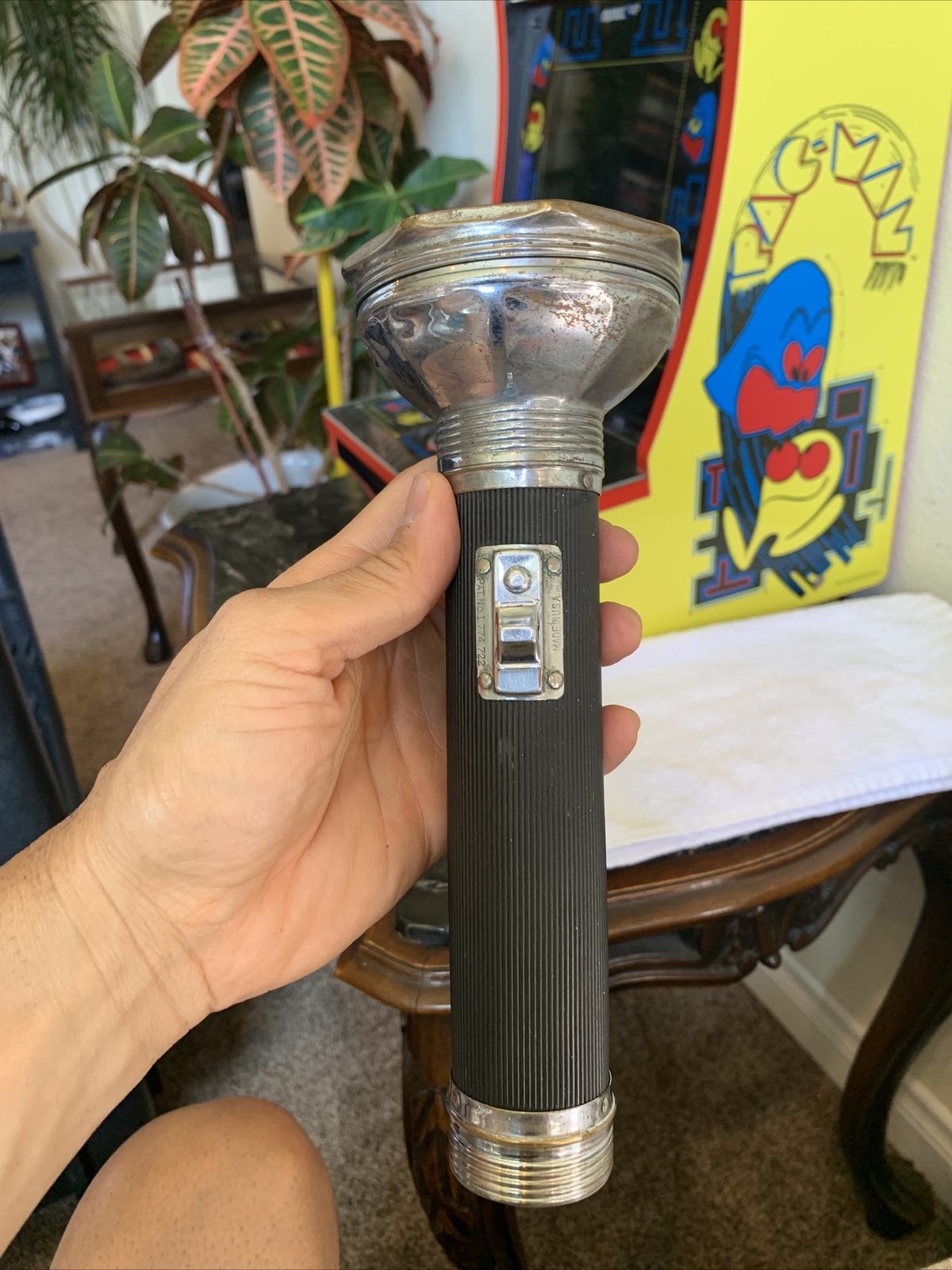 Vintage Antique Ray-o-vac RAYOVAC Flashlight RARE Original WORKS Good Shape