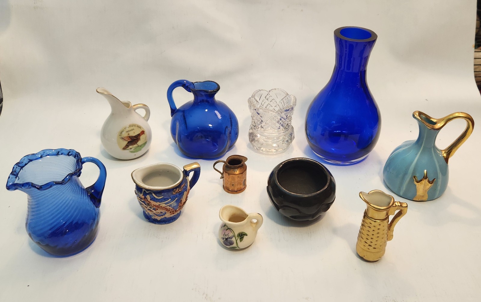 Vintage Small Pitcher, Pottery & Vase Mix Lot Collectibles