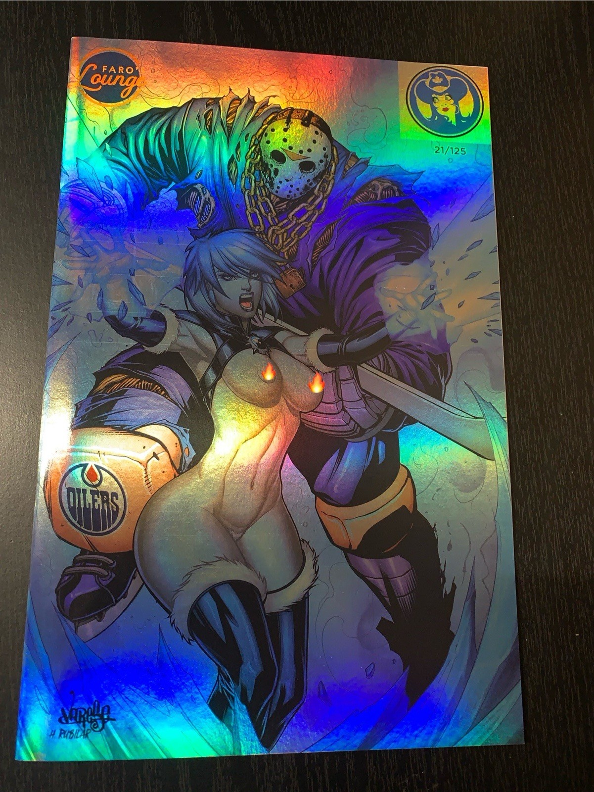Faro’s Lounge Topless Oilers Foil Narese 21/125