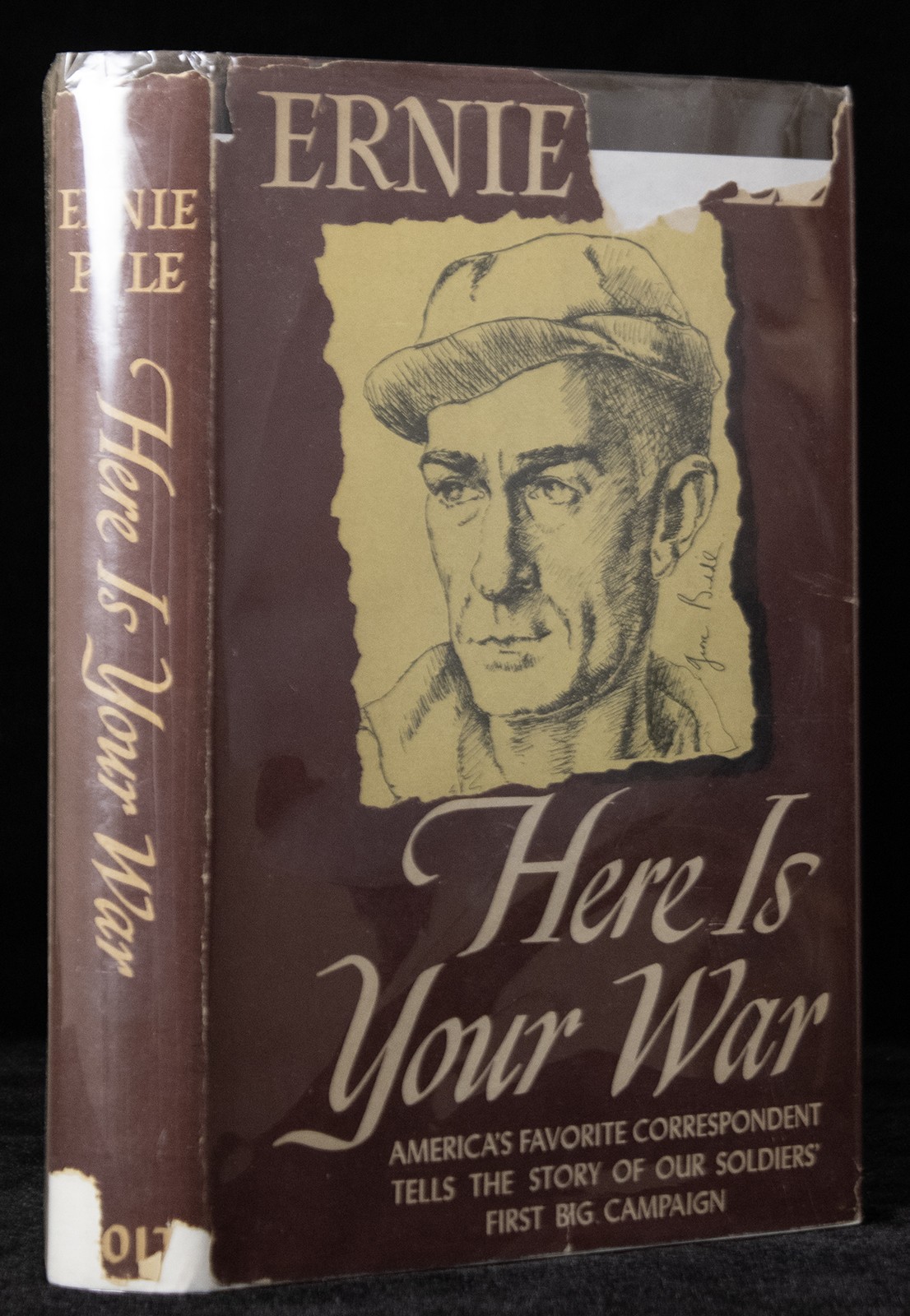 ERNIE PYLE - BOOK SIGNED CIRCA 1943