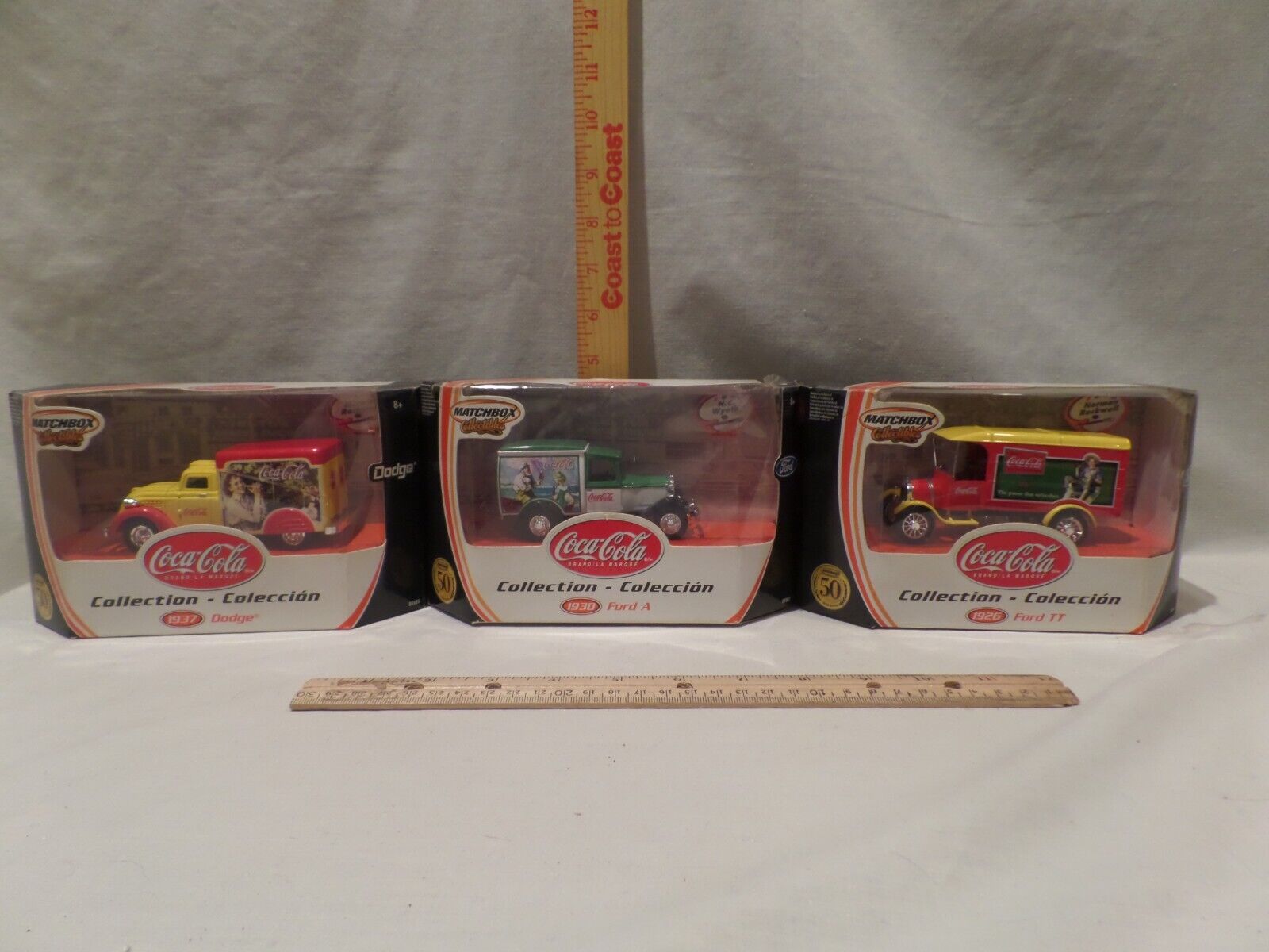 COCA-COLA MATCH BOX COLLECTIBLES 3 OF 6 FROM 2001