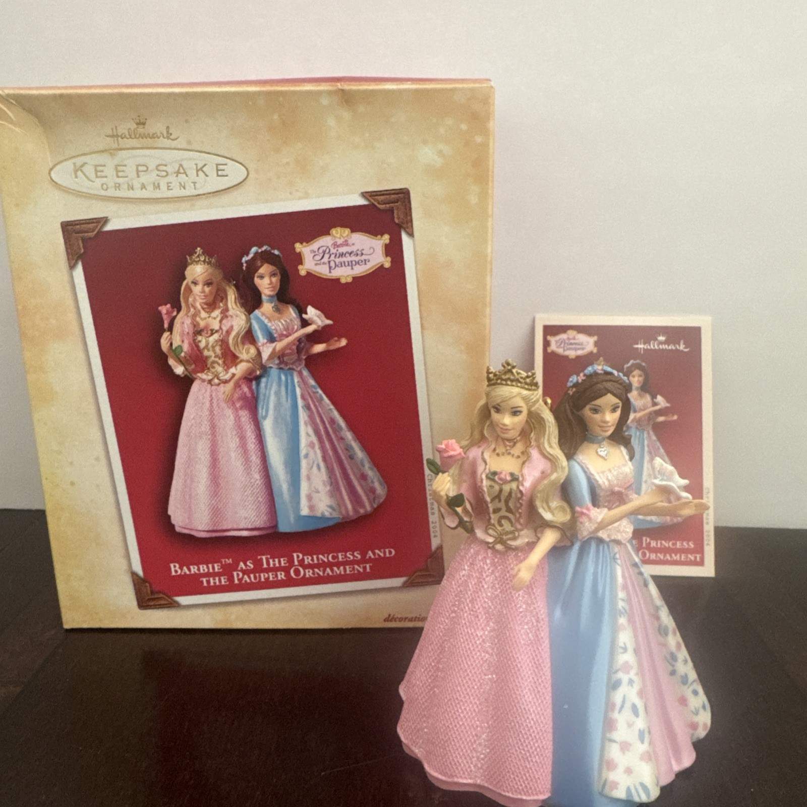 2004 Hallmark Keepsake Barbie As The Princess The Pauper Christmas Ornament