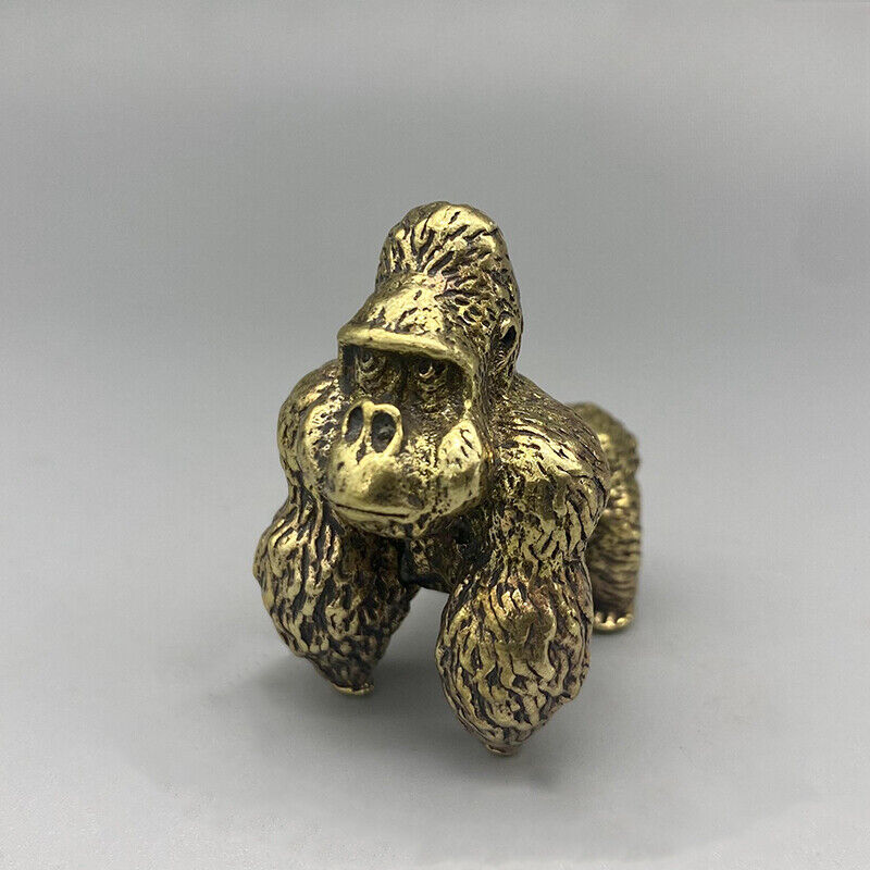 Solid brass gorilla titan Statue Home Ornaments Animal Figurines Gift