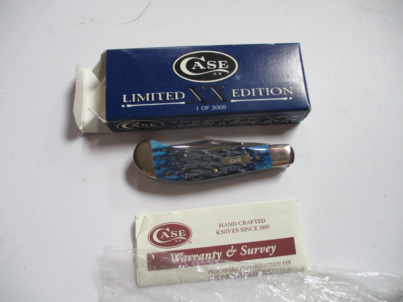 Case XX T.B.62110 SS Tony Bose Ocean Blue Saddlehorn BNPS  1 of 3000