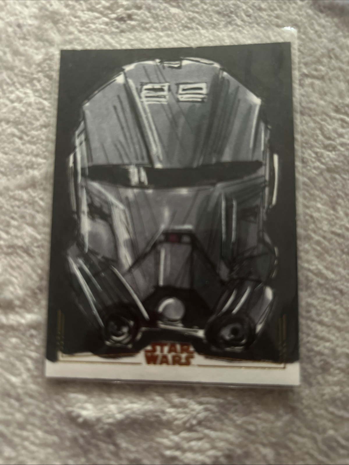 2026 Topps Star Wars Galaxy ECHO Gold Foil Sketch 1/1 By Veronica Louro OBO