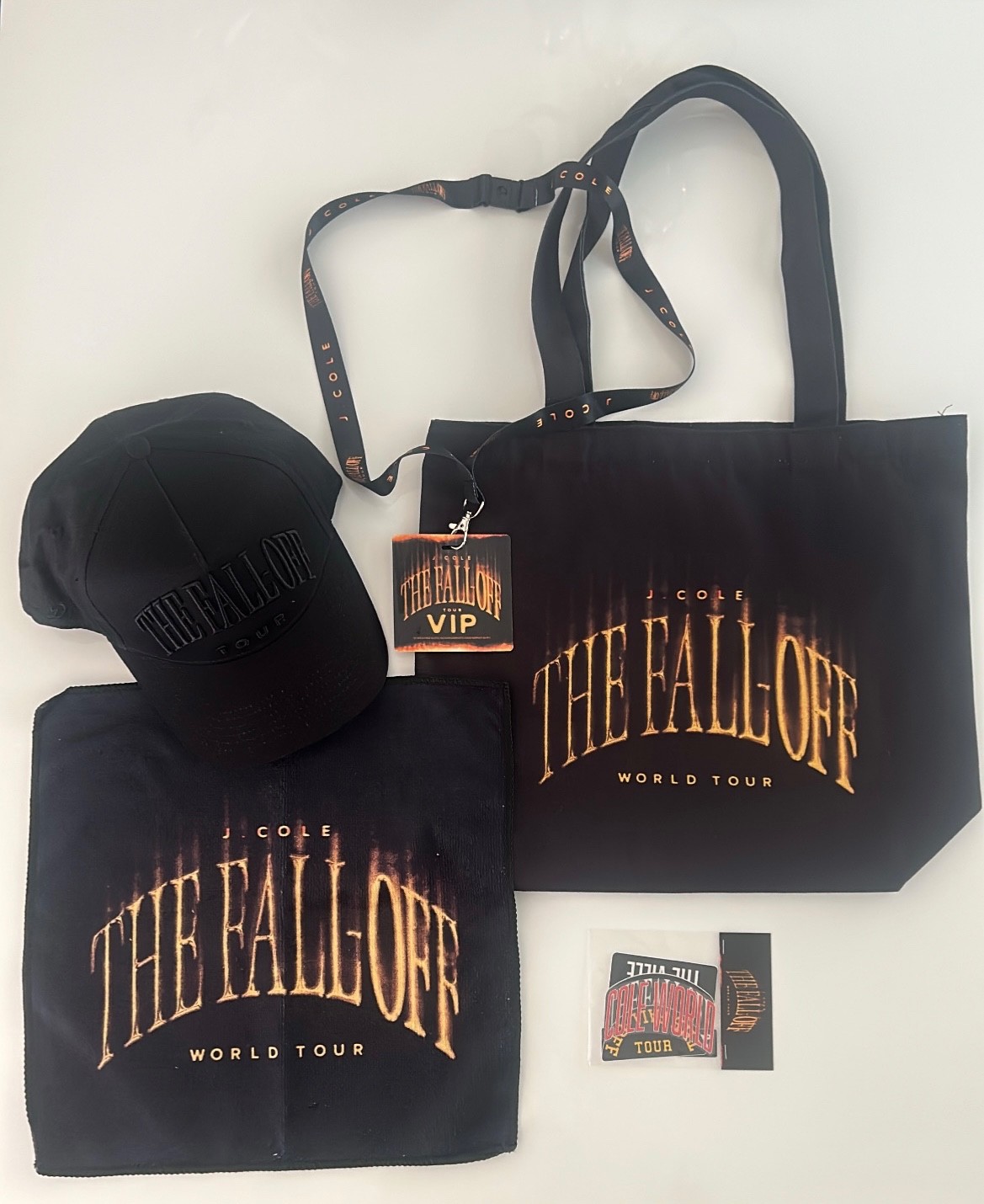 J. Cole The Fall-Off Tour VIP Merch Bundle J. Cole The Fall-Off Tour VIP Merch Bundle