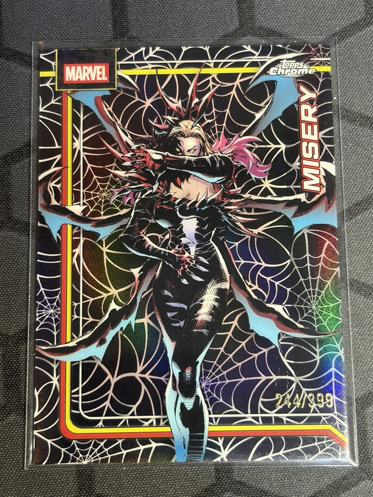 2026 Topps Chrome Marvel Spider-Web /399 Misery #137