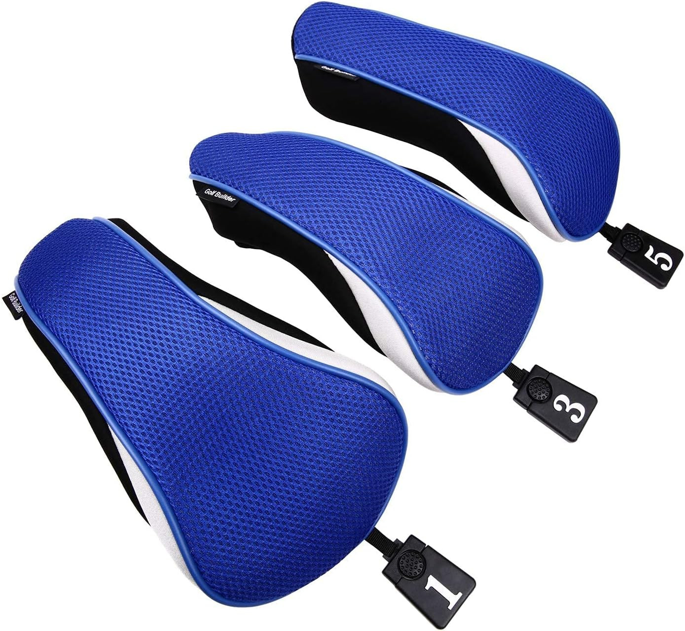 3Pcs/Set Driver # 1 3 5 Fairway Wood Cover Golf Club Hea...