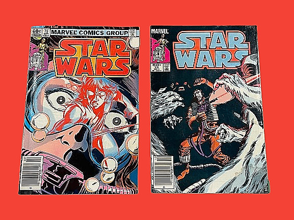 Star Wars #75 #78 Lot 1983 Marvel Comics Bronze Age Direct Edition