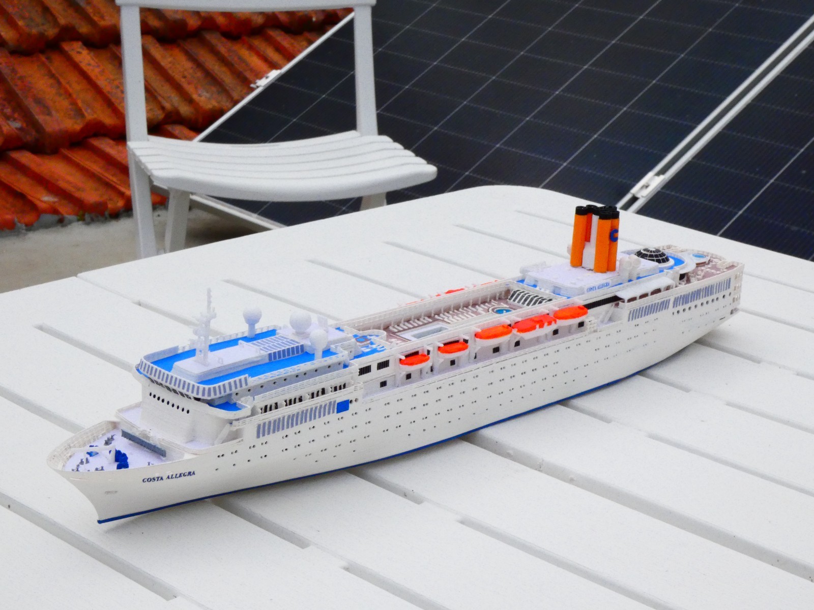 Rare Costa Crociere' Costa Allegra Cruise Ship Model 1:420