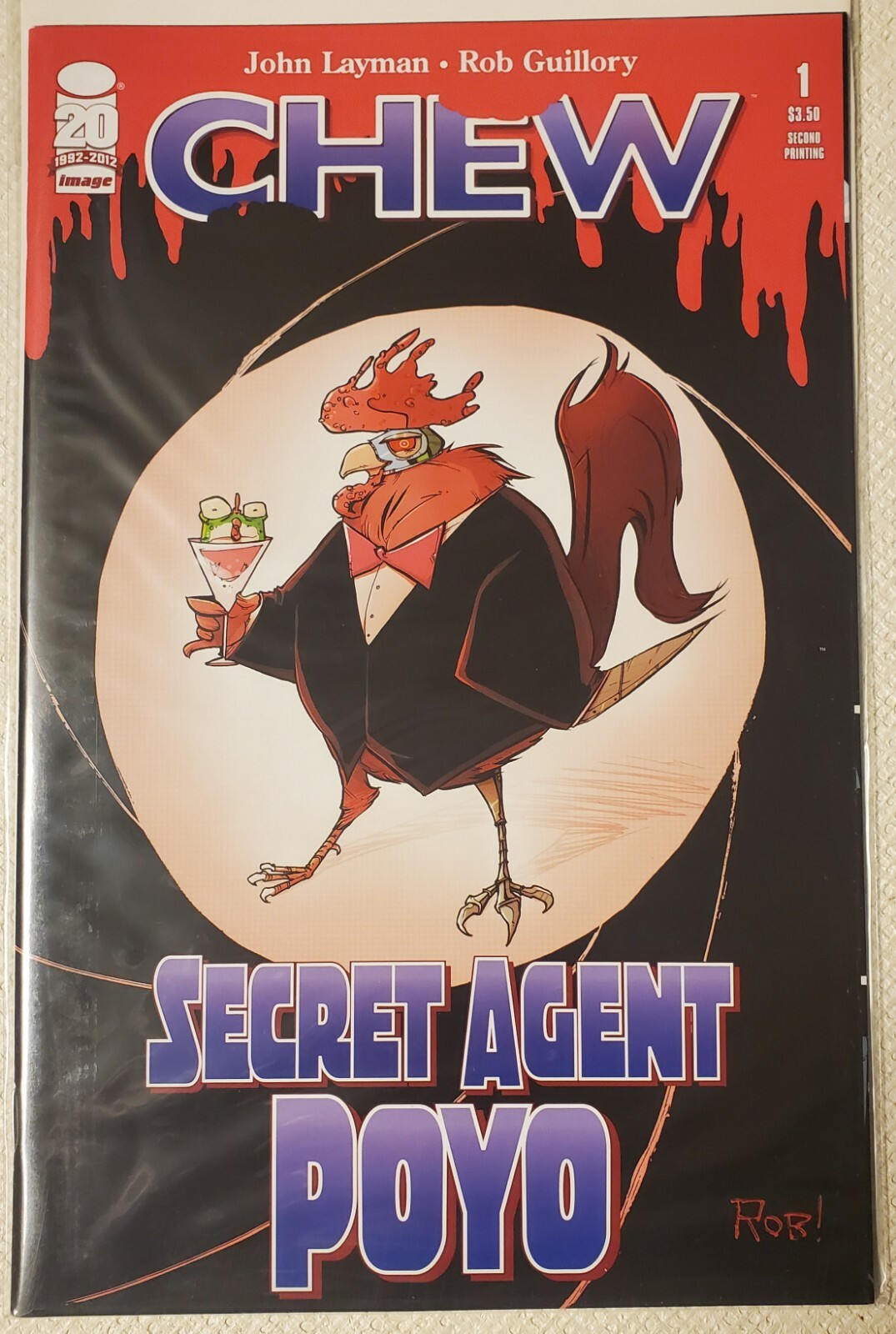 CHEW SECRET AGENT POYO #1 VERY RARE 2ND PRINT • ONLY 1 ON EBAY ◇ LIMITED ◇ NM 