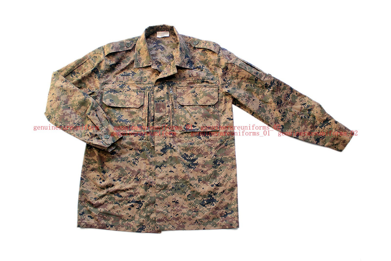 Rare Genuine Tunisian Digital Camo FELIN Style Uniform Shirt Vintage MR