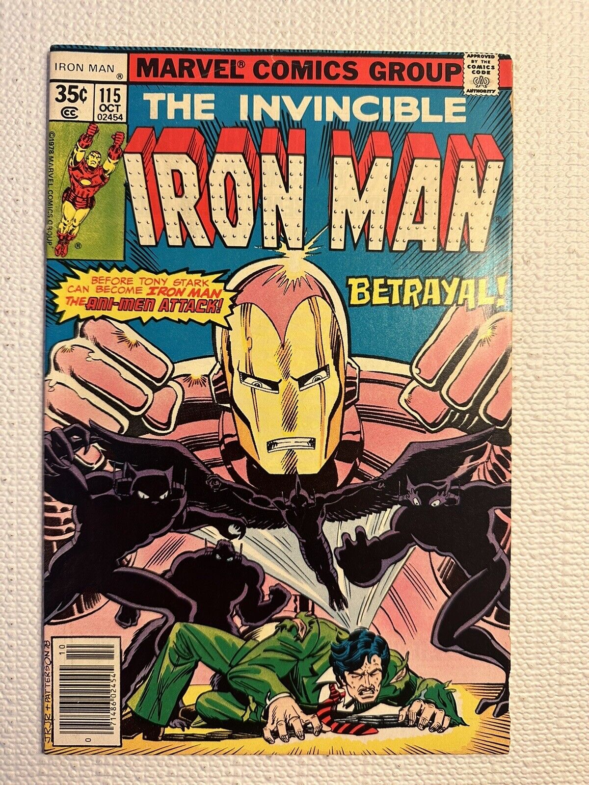 INVINCIBLE IRON MAN#115  1978 MARVEL BRONZE AGE COMICS