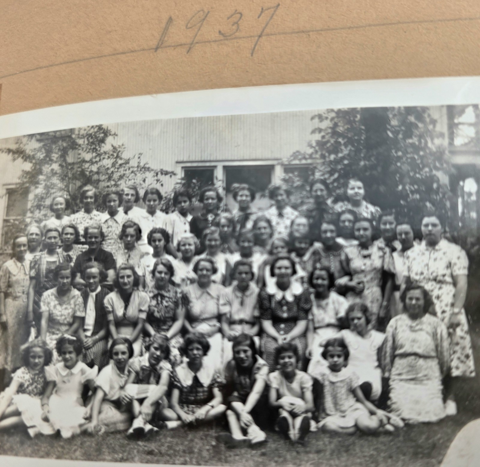 1930s Otterbein Guild Camp Scrapbook Ohio Names Photos Captions Geneaology Vtg