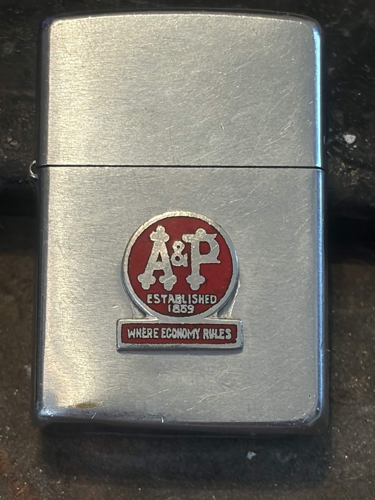 Zippo Lighter A & P Grocery Stores