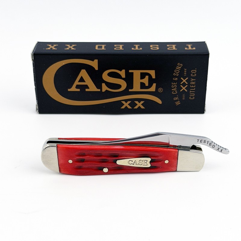 Case xx RussLock Indian Paint Brush Bone Pocket Knife 42323 Stainless Steel New
