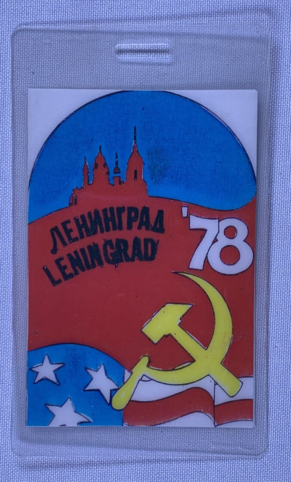 Joan Baez Beachboys Santana Pass Ticket Original Leningrad Moscow 1978