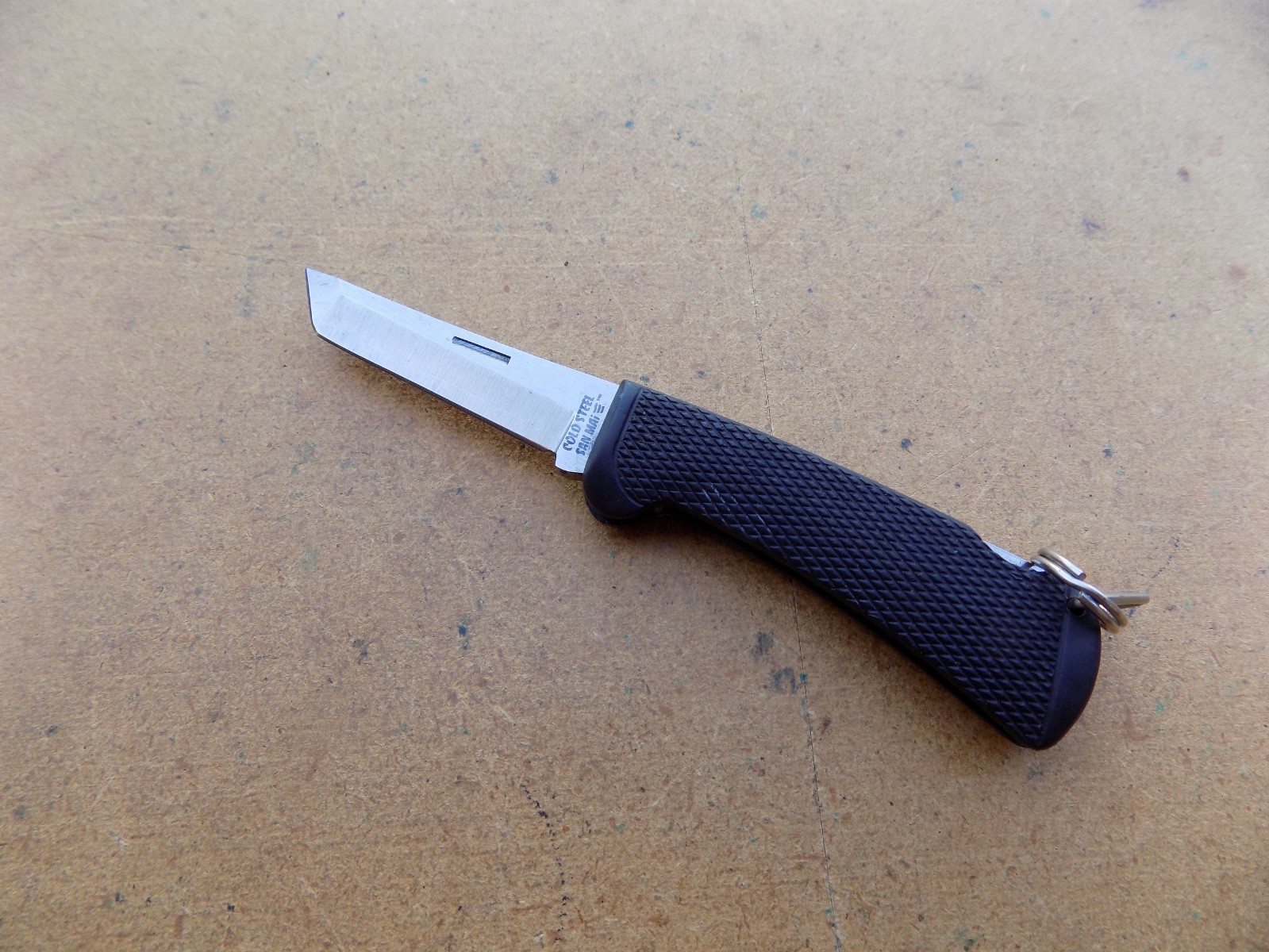 Vintage Made in Japan Cold Steel Mini Shinobu San Mai Tanto Keychain Knife Vintage Made in Japan Cold Steel Mini Shinobu San Mai Tanto Keychain Knife