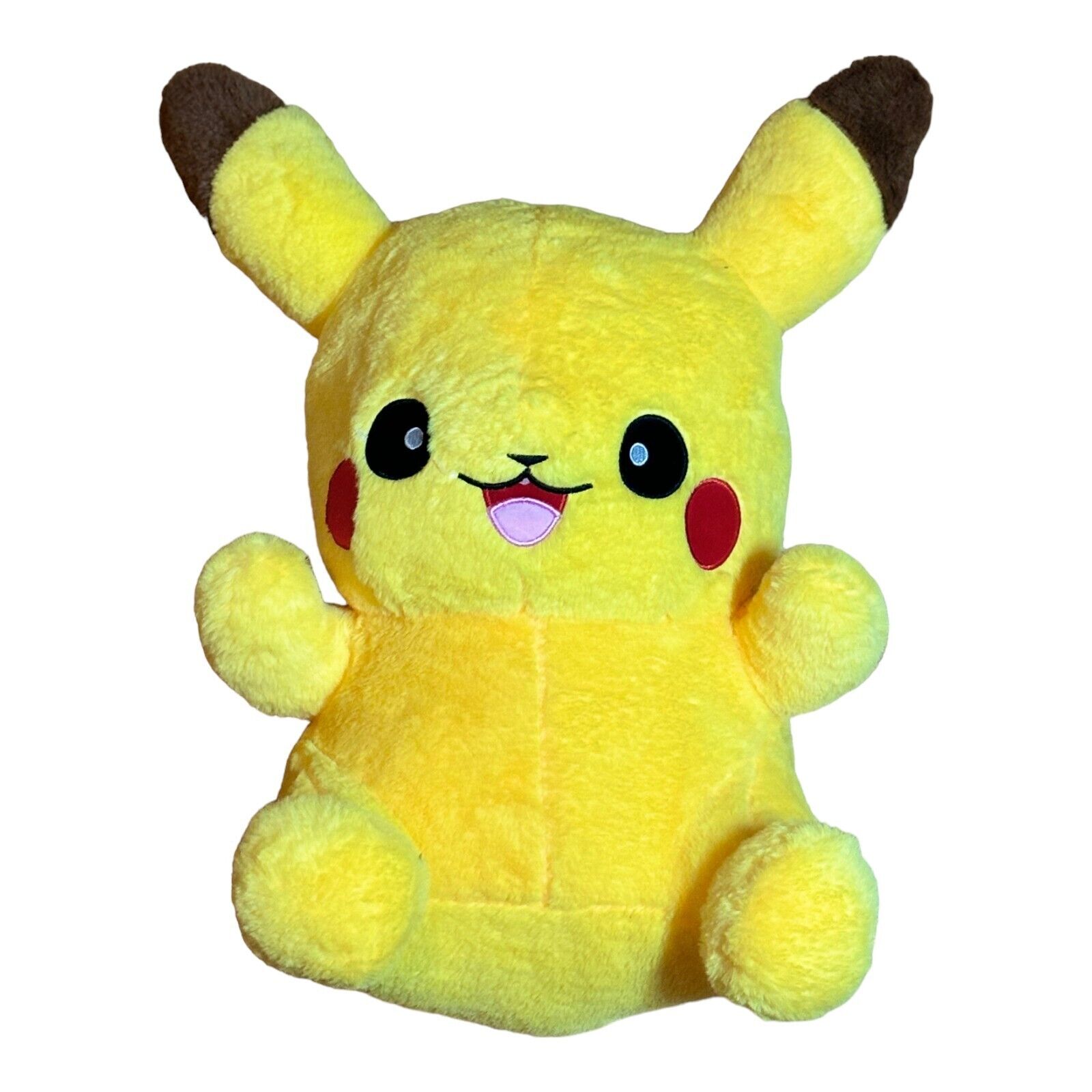 Kids Pikachu 17'' Tall x 15'' Wide XL Backpack with Zipper Pouch Pokemon Plush
