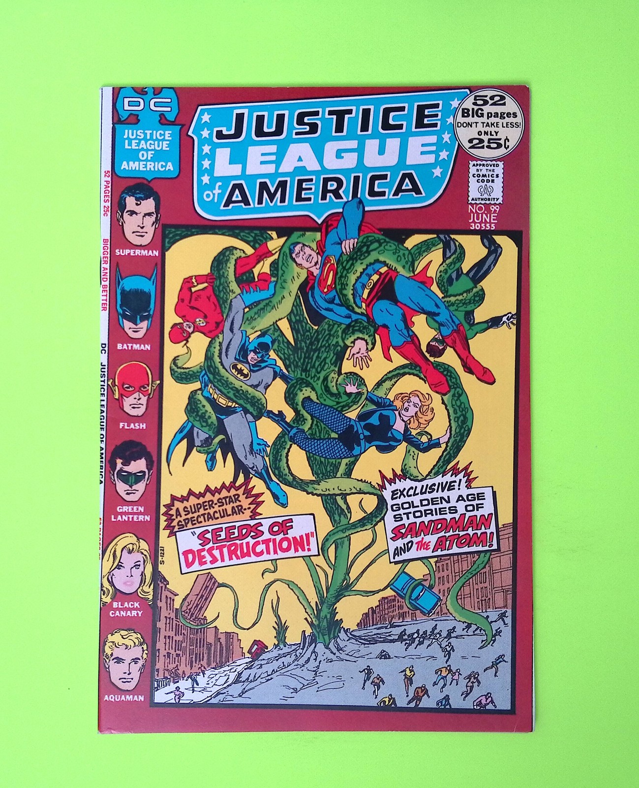 Justice League of America #99 Vol. 1 1972 DC Comics High Grade Comic Book Q13-22