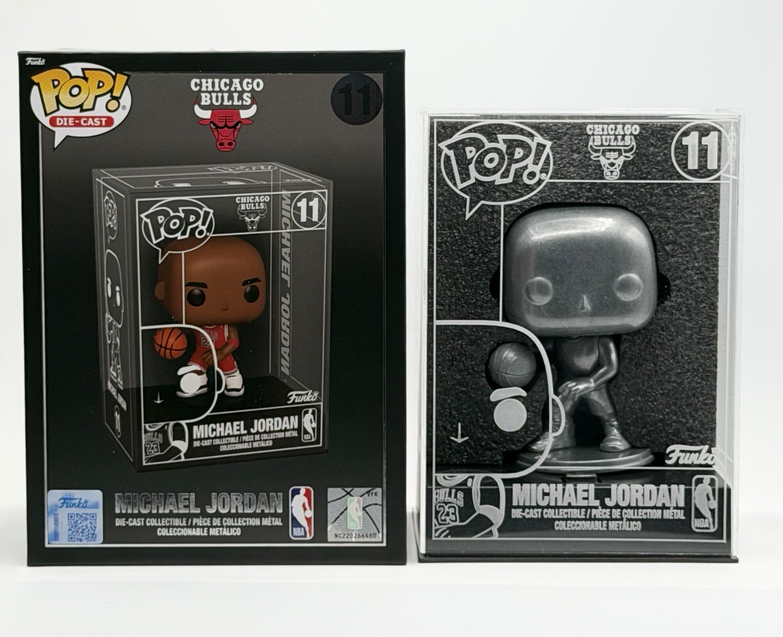 Funko POP NBA Chicago Bulls #11 Die-Cast Michael Jordan - Chase