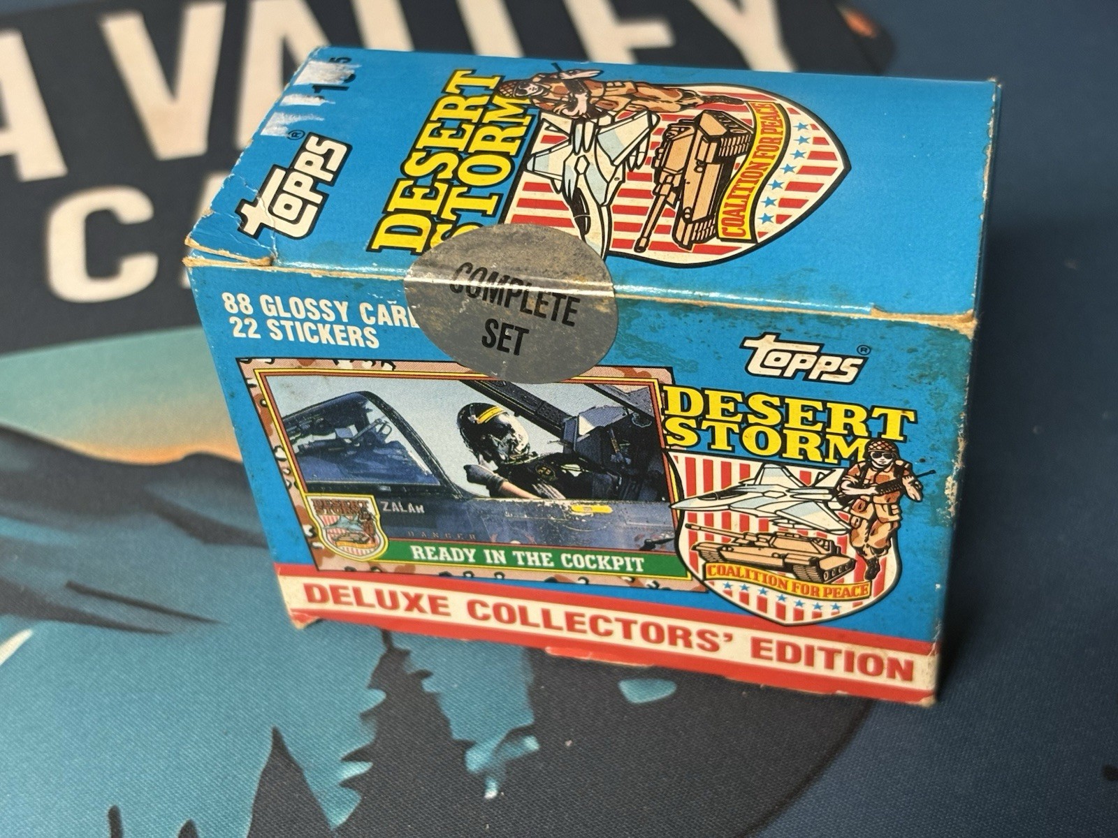 Desert Storm 1991 Topps  Deluxe Collectors Edition Box Unopened Complete Set