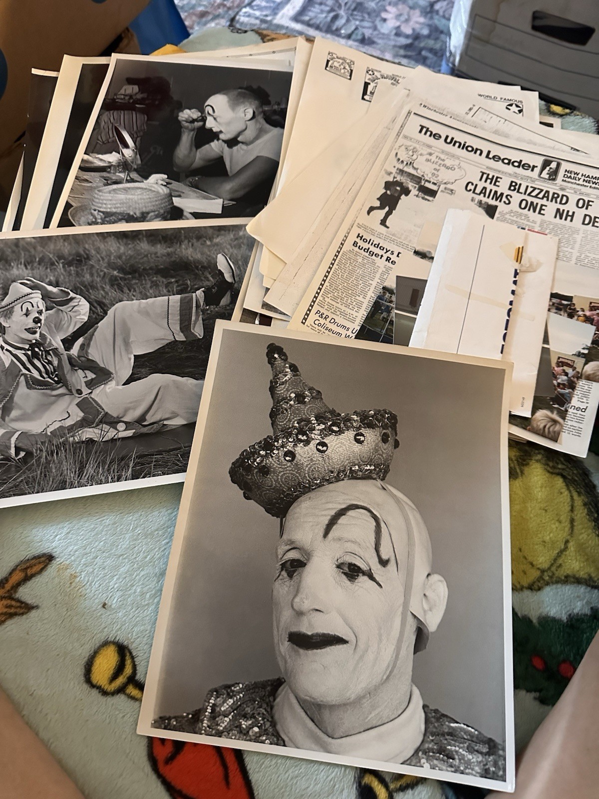 Circus Hal Haviland Clown - Original Huge Rare Collection Photos Neg Etc Circus Hal Haviland Clown - Original Huge Rare Collection Photos Neg Etc