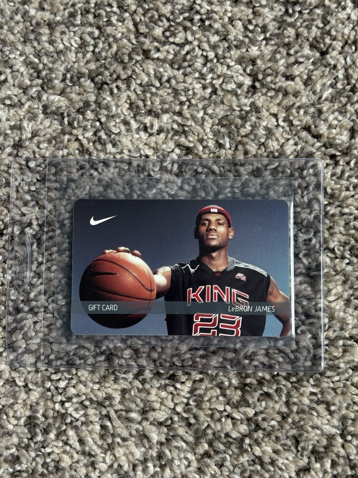 Nike 2003 LeBron James Rookie Year Promotional Gift Card Vintage Rare