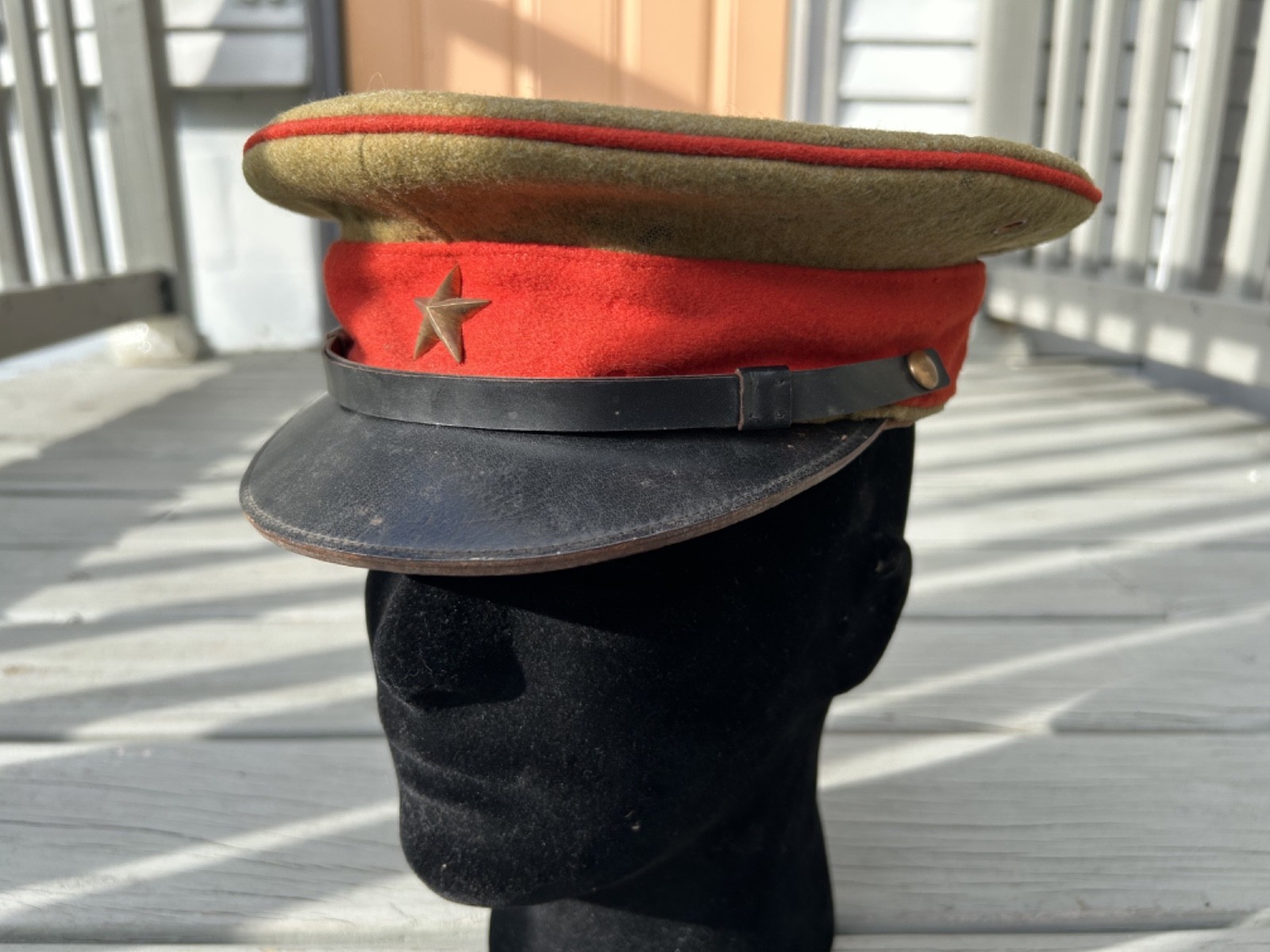 Original 1933 Dated WW2 WWII Imperial Japanese Officer Visor Cap IJA