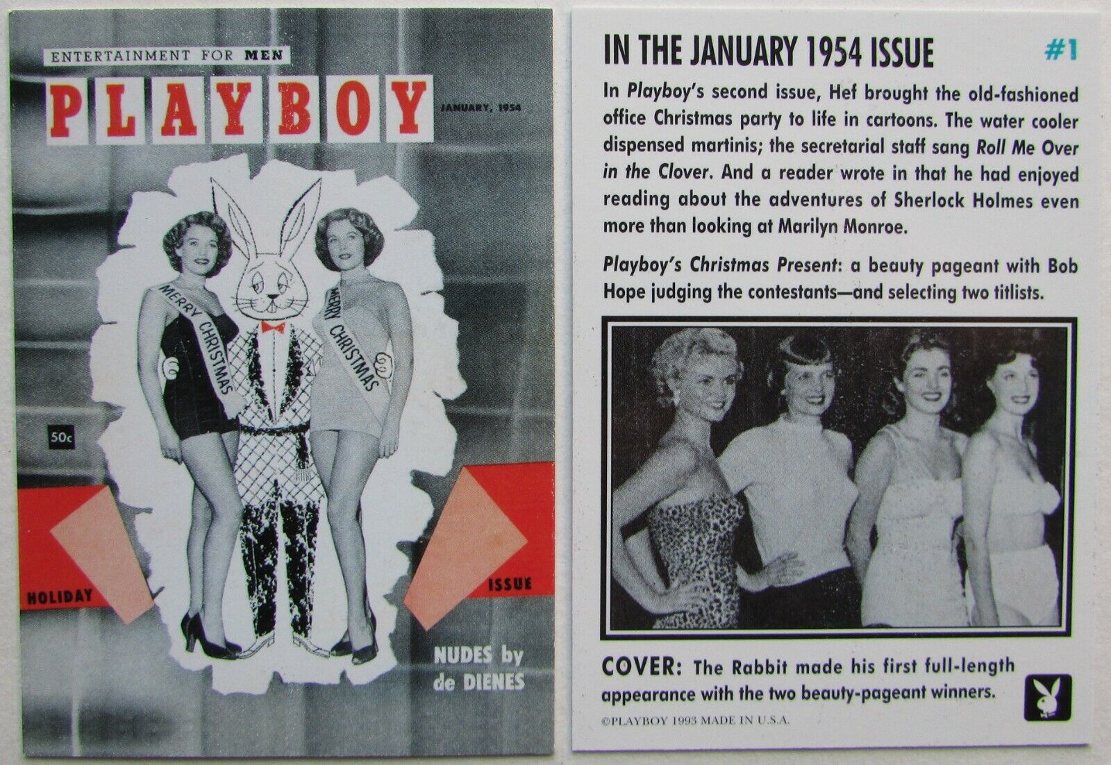 Playboy Centerfold Collector Cards January Edition sold singly you pick