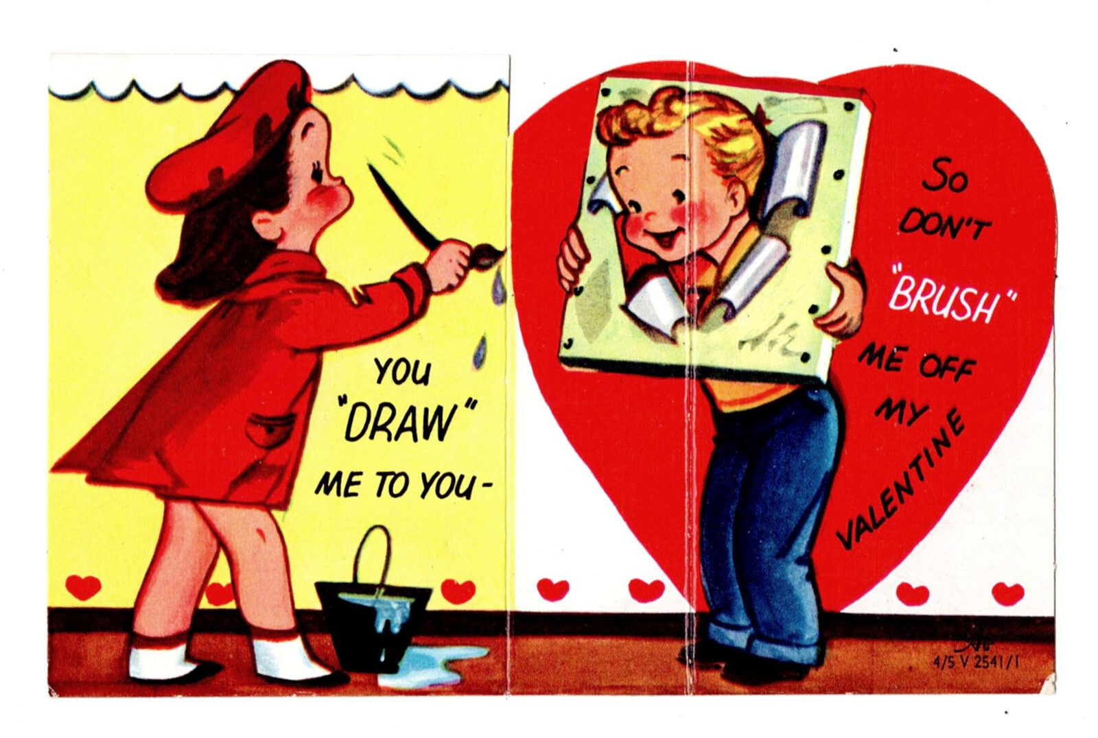 GIRL ARTIST PAINTING HER BOYFRIEND \