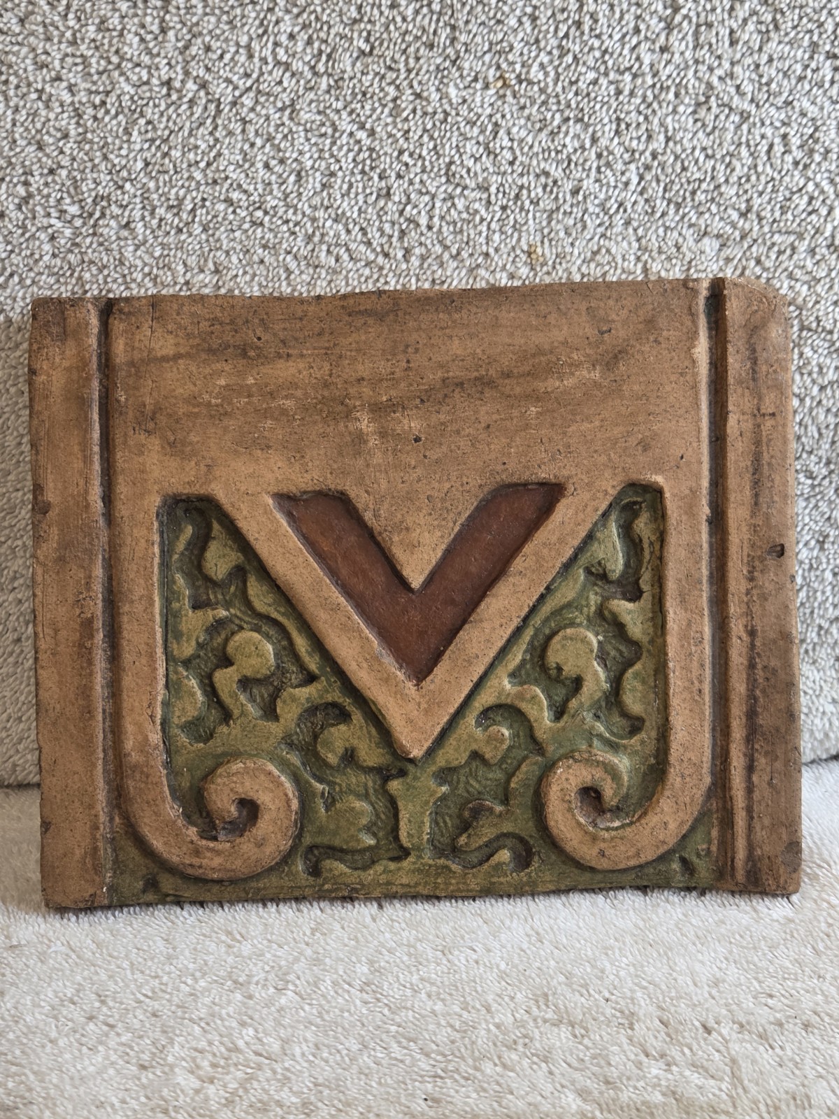 Vintage Claycraft Potteries Large Tile 8
