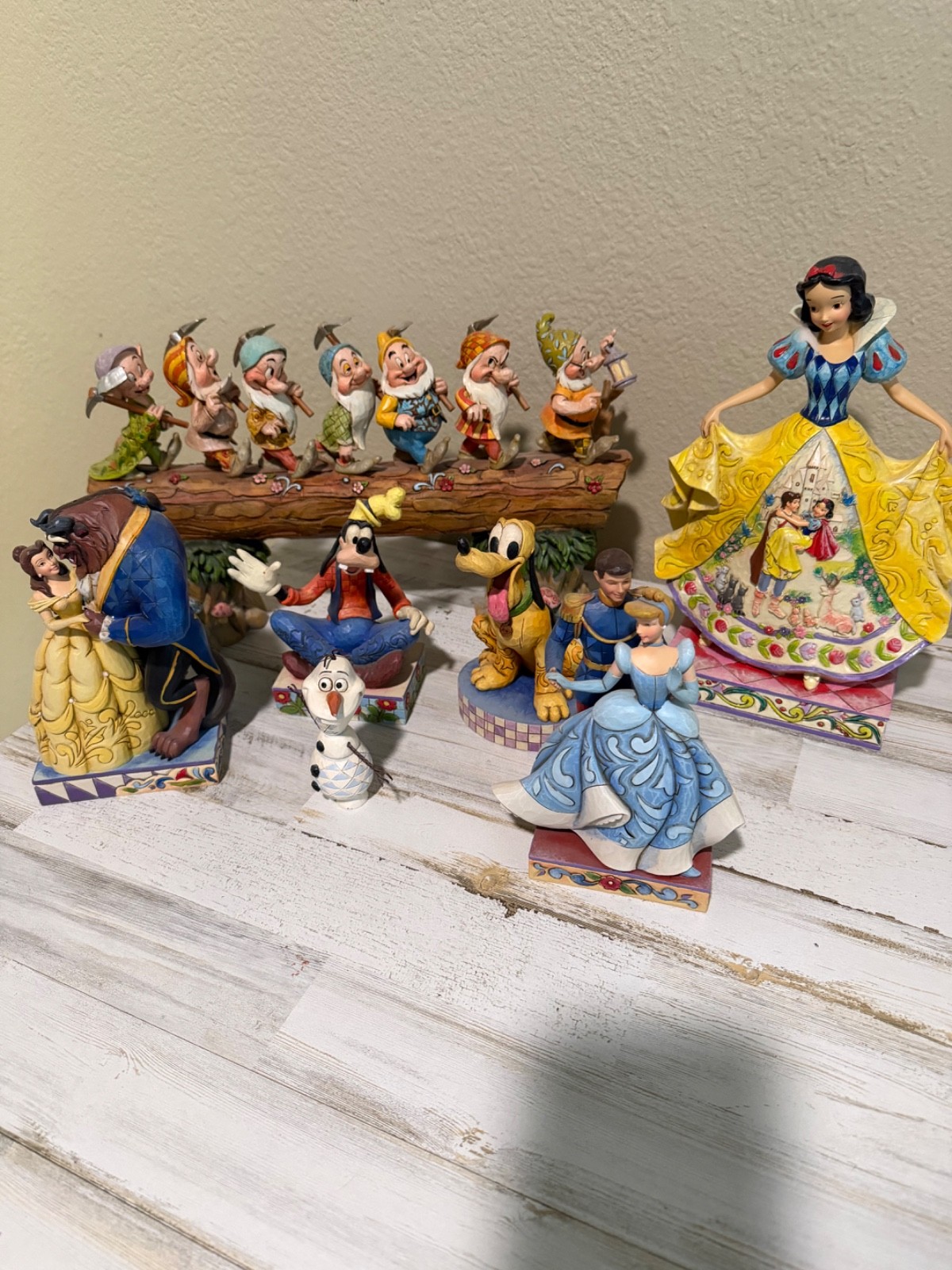 Disney Jim Shore figures. In very good shape, but not boxes.