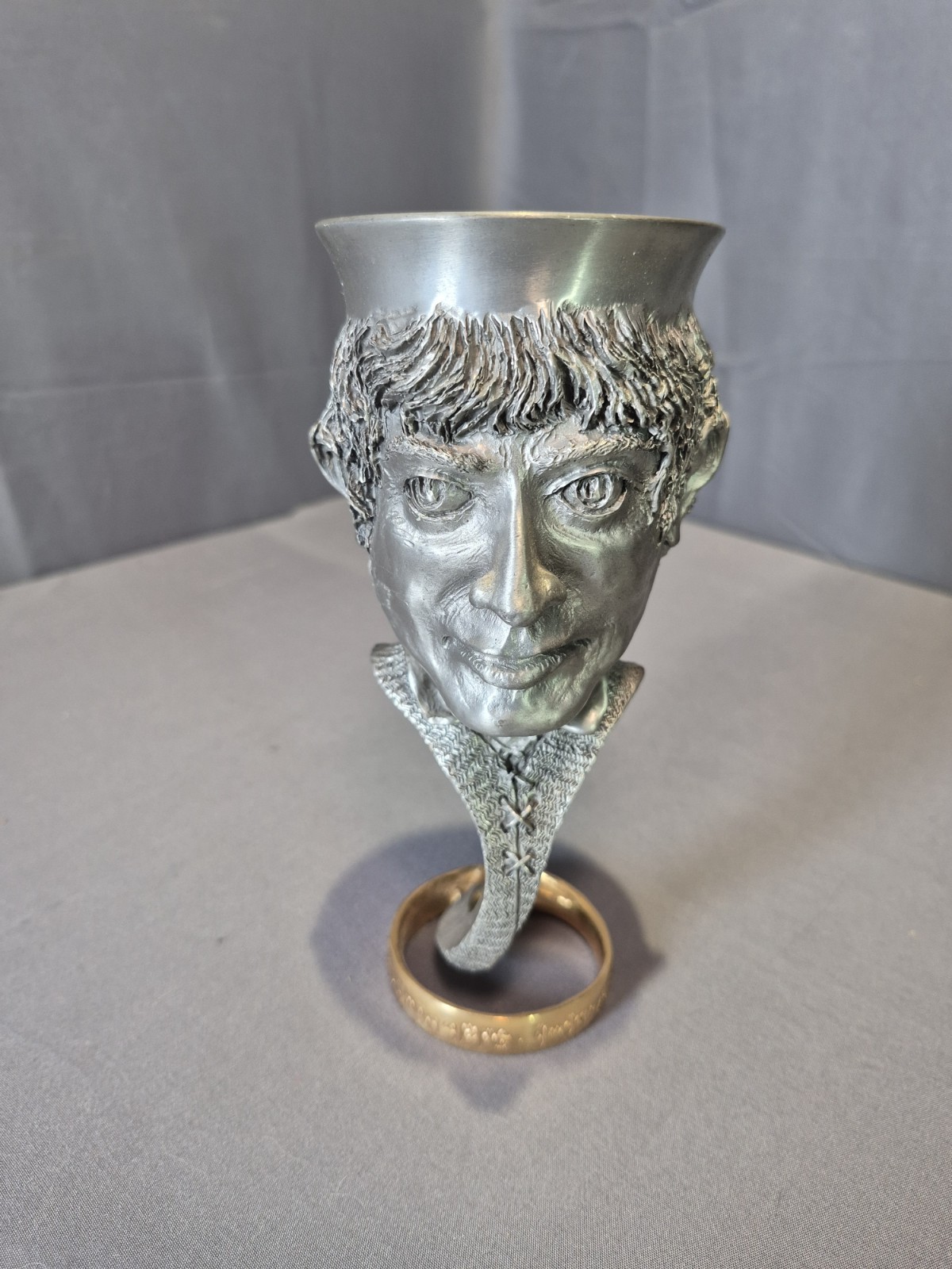 Lord Of The Rings Royal Selangor Frodo Baggins The Hobbit Pewter Goblet 7-1/2\