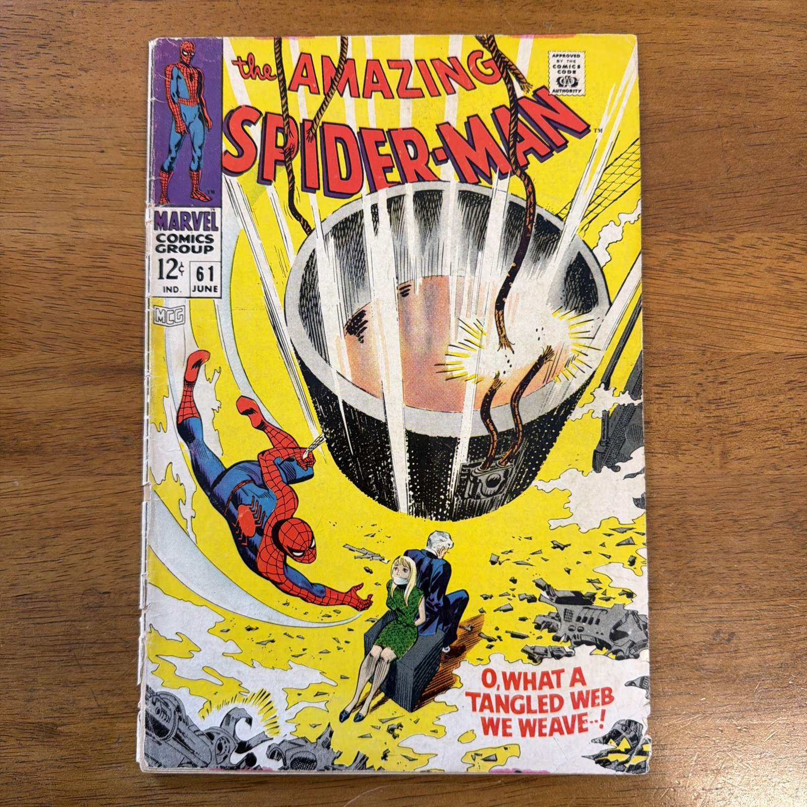 Marvel The Amazing Spider-Man #61 (1968) Silver Age Stan Lee John Romita Sr.