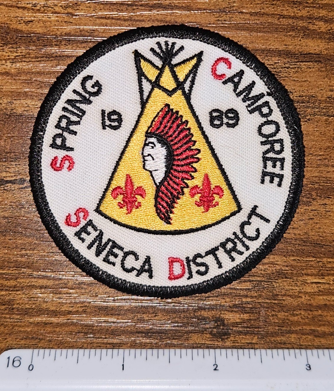Seneca District Boy Scouts NCAC Spring Camporee 1989 BSA Patch