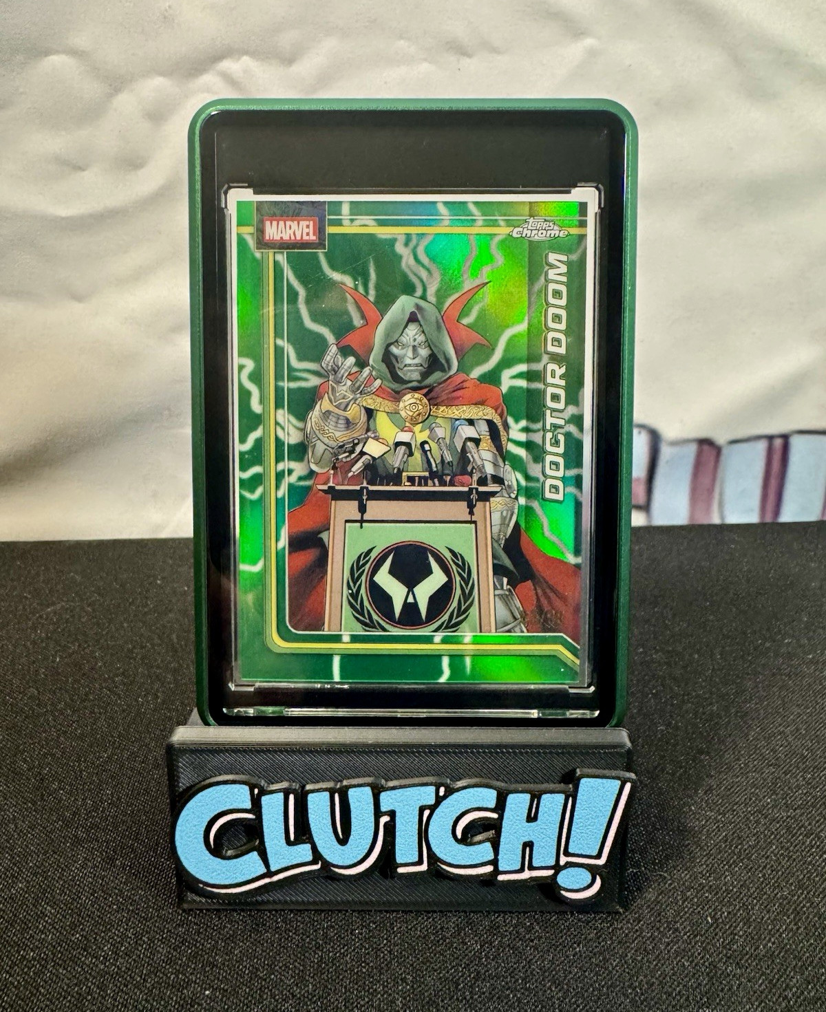 2026 Topps Chrome Marvel Doctor Doom Green /99
