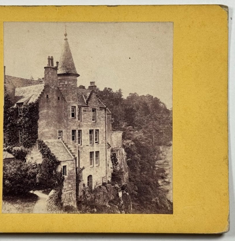 Hawthornden – The Residence of Drummond, Poet & Historian in Scotland Stereoview