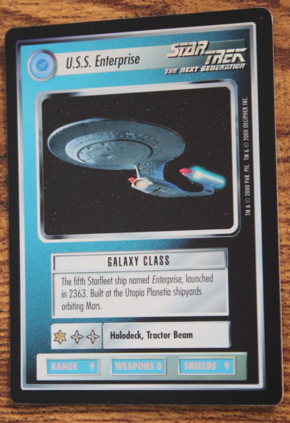 Star Trek CCG - Reflections - U.S.S. Enterprise - SR Foil