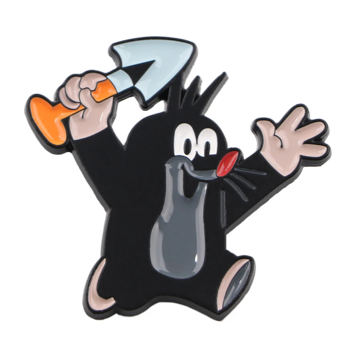 Cute Little Mole Enamel Pins Cartoon Brooches for Women Badges Lapel Pins