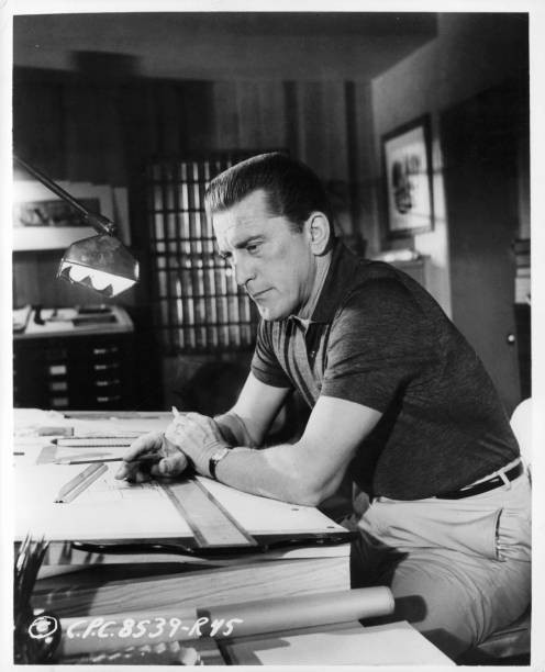 Kirk Douglas in a scene from the film Strangers When We Meet\' 1960 Old Photo
