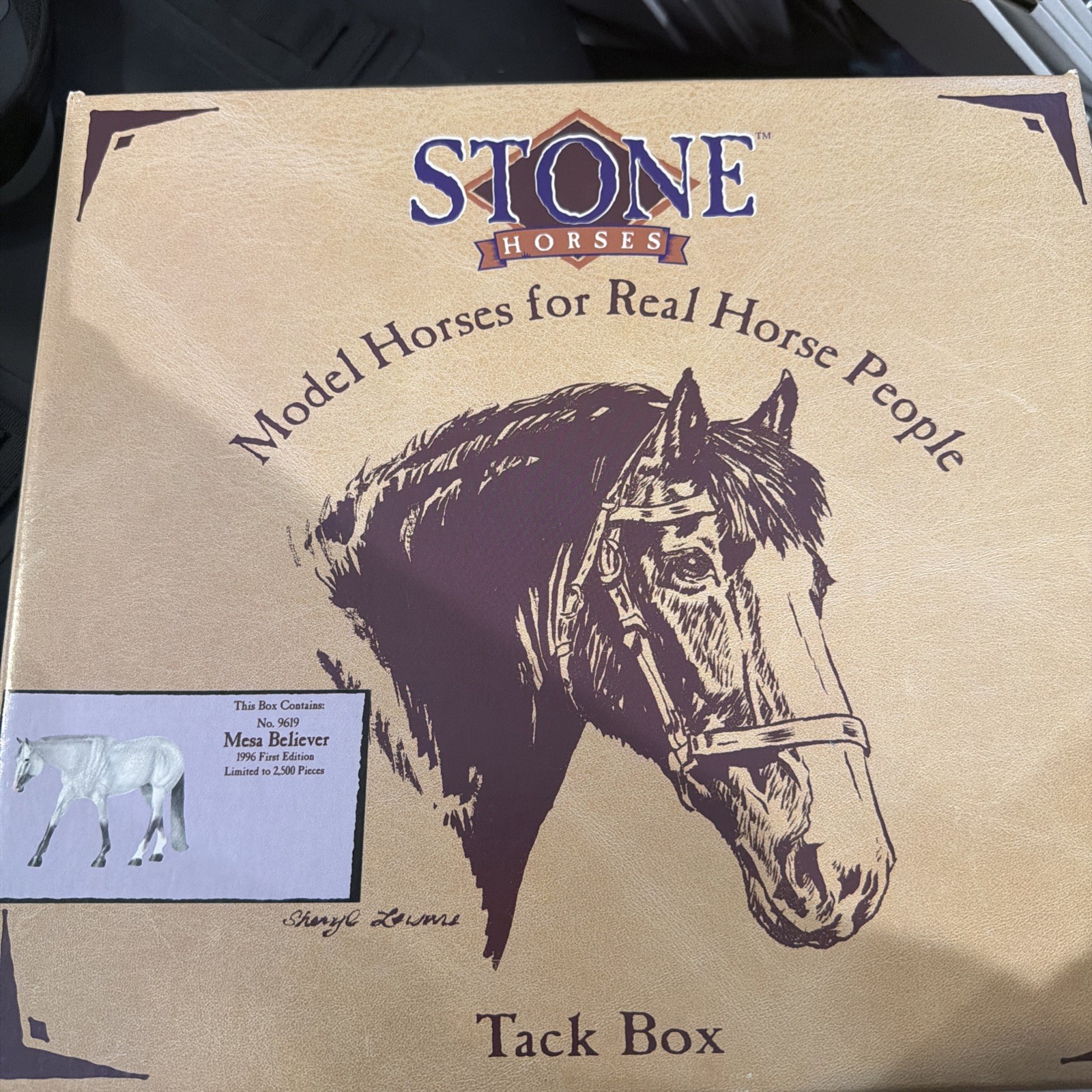 Peter Stone 9619 Mesa Beliver LE 2500 1st edition pleasure horse gray 1996 w/box