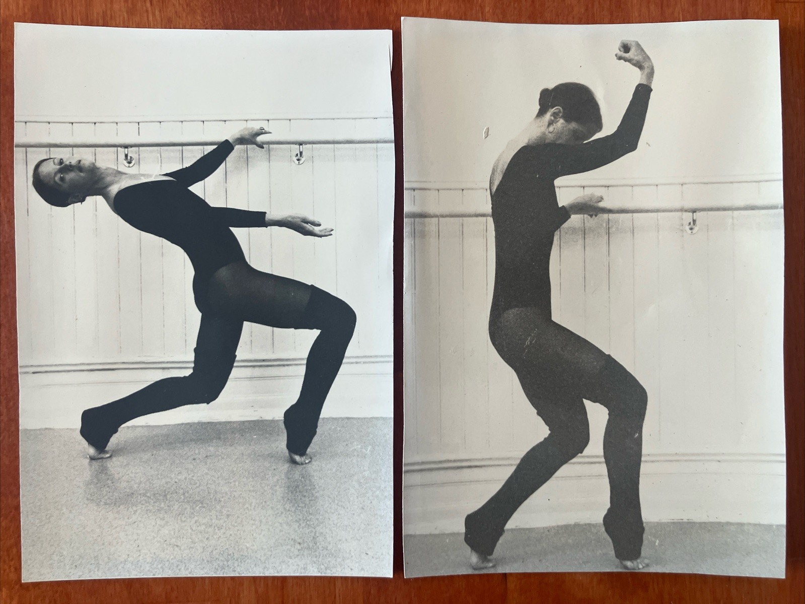Lot of 2 Vtg Found Photo Ballet Dancer Ballerina Dancing Photos 6 x 4 each