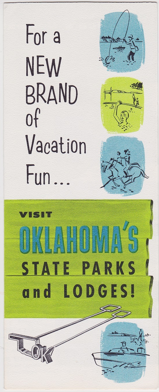 c1960 Oklahoma\'s State Parks And Lodges Brochure